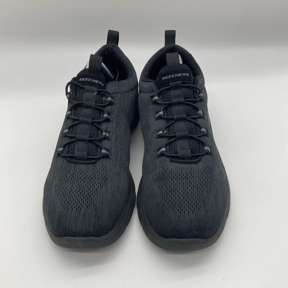 Mens Size 9.5 Skechers Summits Louvin Black Running Shoes Sneakers 232186W - Picture 3 of 9